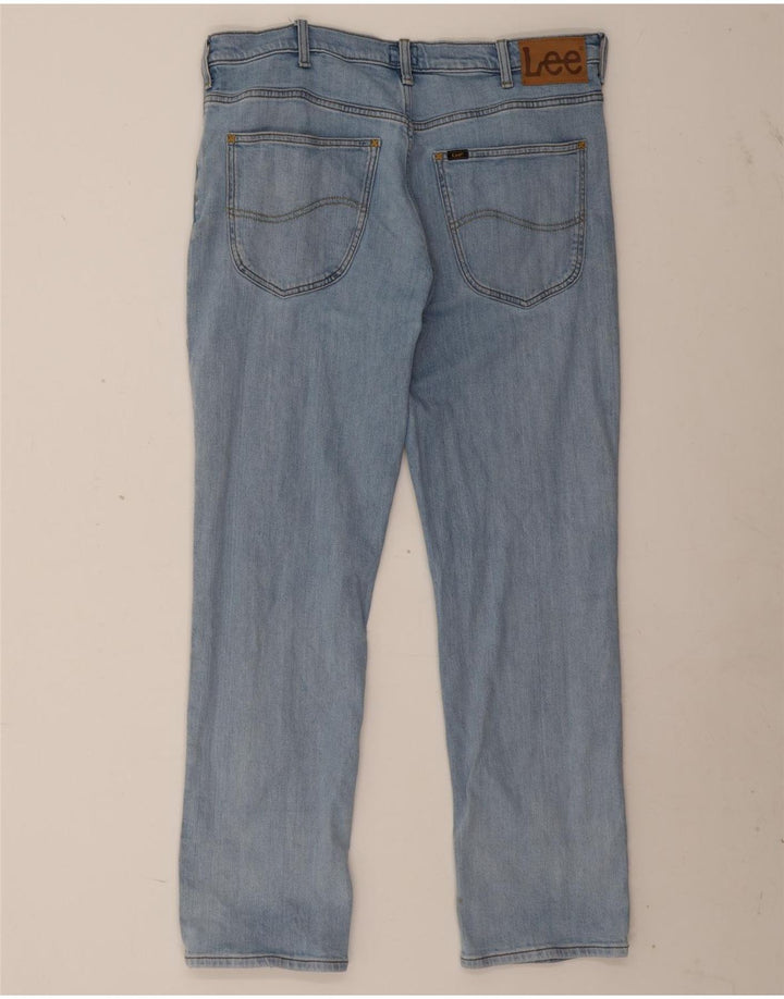 Jeans dritti da uomo Lee Brooklyn W36 L30 cotone blu