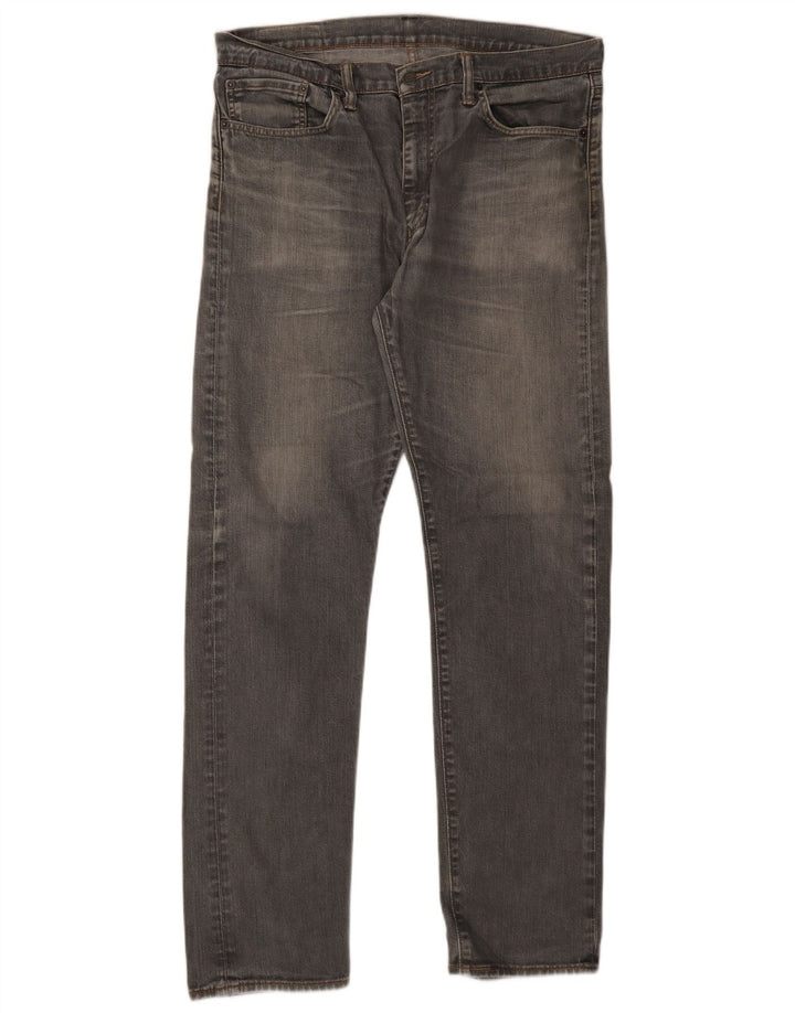 Levi's Uomo 508 Jeans affusolati W36 L34 Cotone grigio