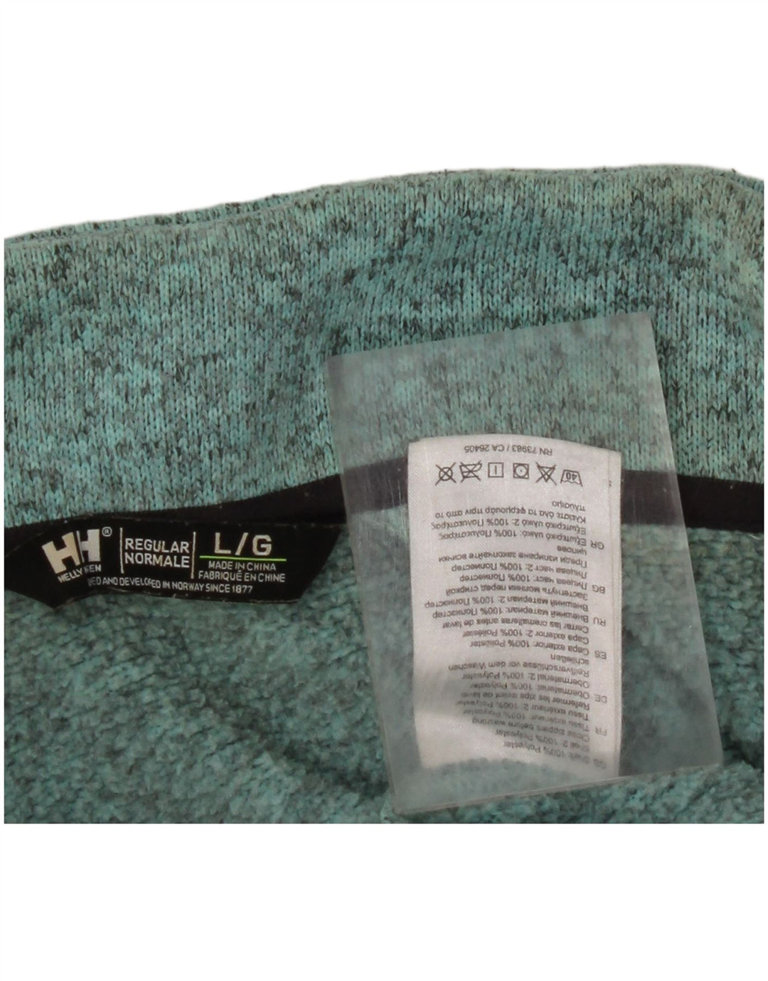 Giacca da tuta da donna HELLY HANSEN UK 14 Large Green Colourblock