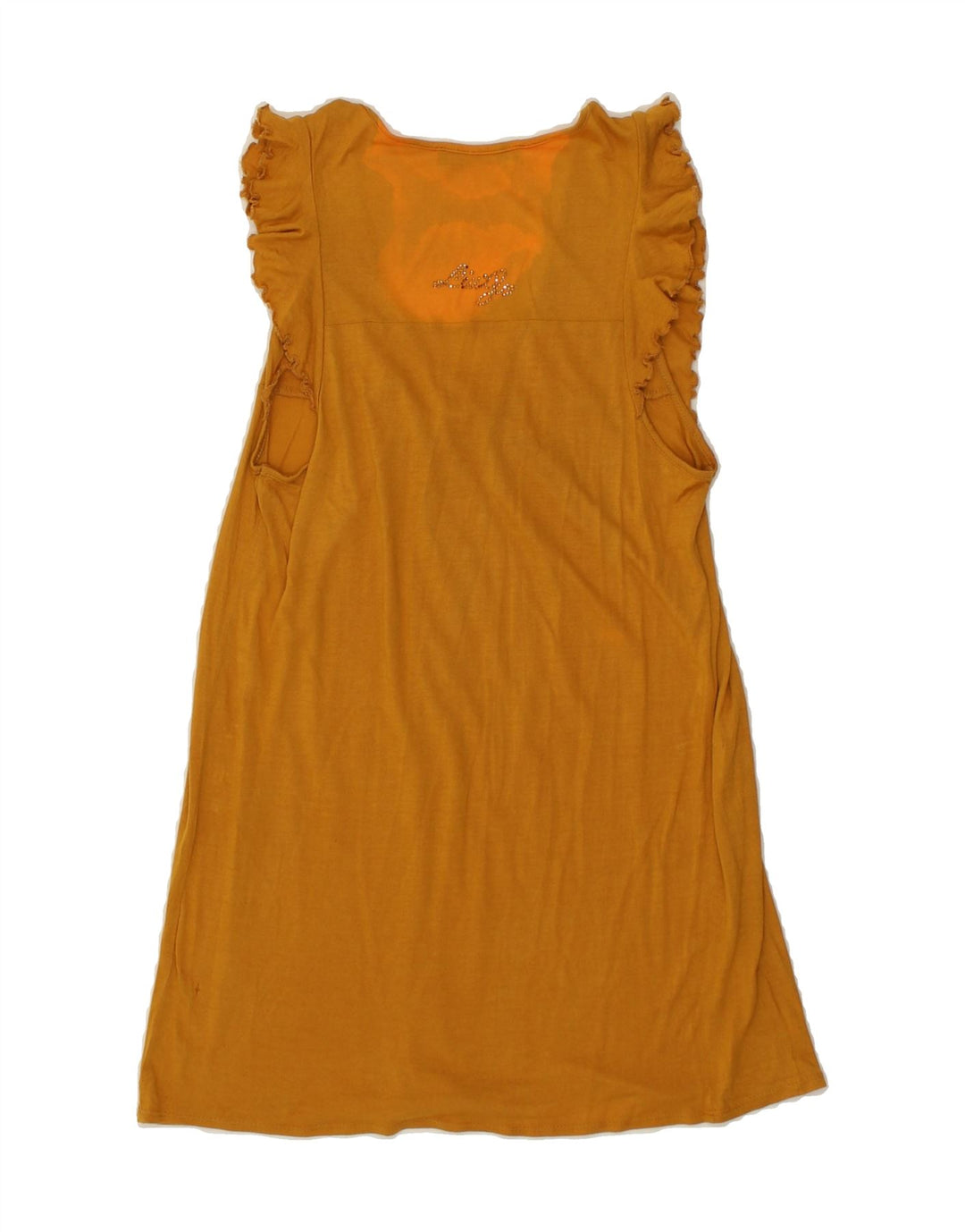 LIU JO Womens A-Line Dress IT 42 Medium Yellow | Vintage Liu Jo | Thrift | Second-Hand Liu Jo | Used Clothing | Messina Hembry 