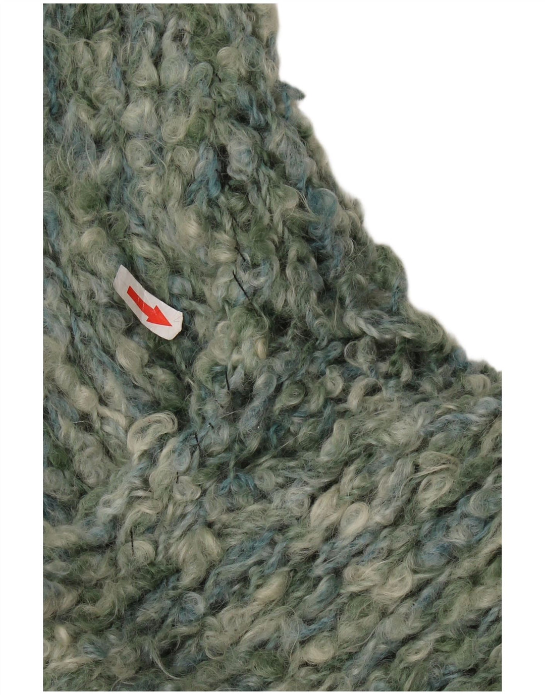 Maglione cardigan lungo da donna VINTAGE UK 18 XL Verde