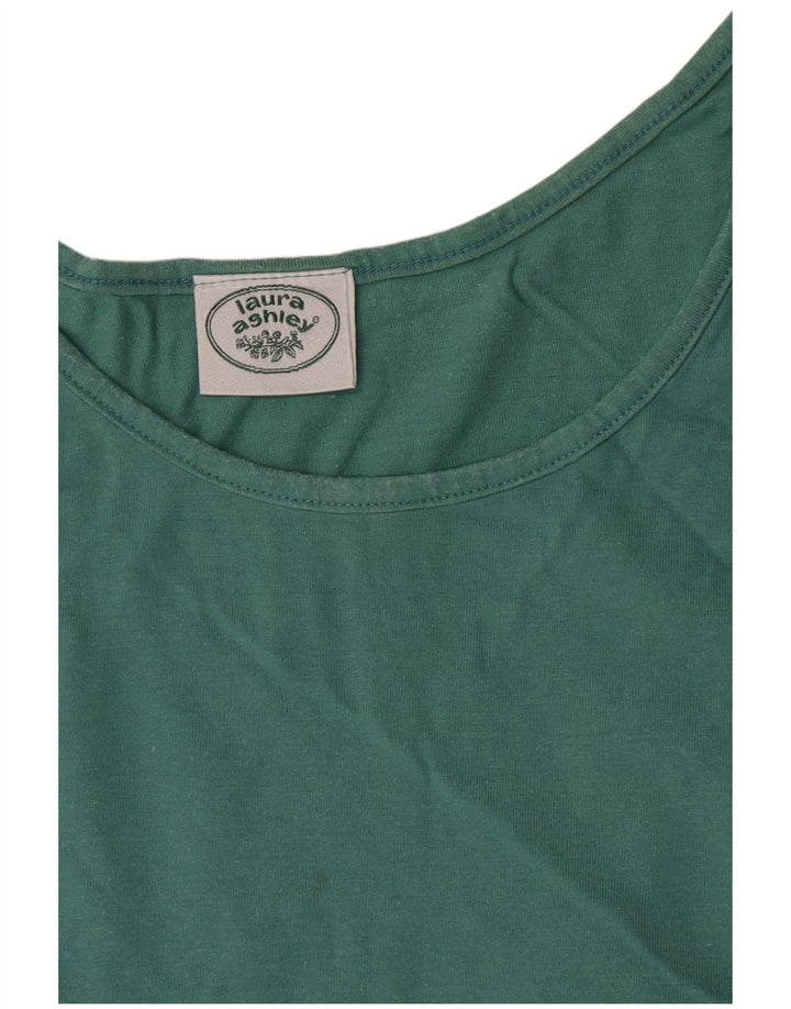 Canotta corta da donna Laura Ashley UK 12 Verde medio