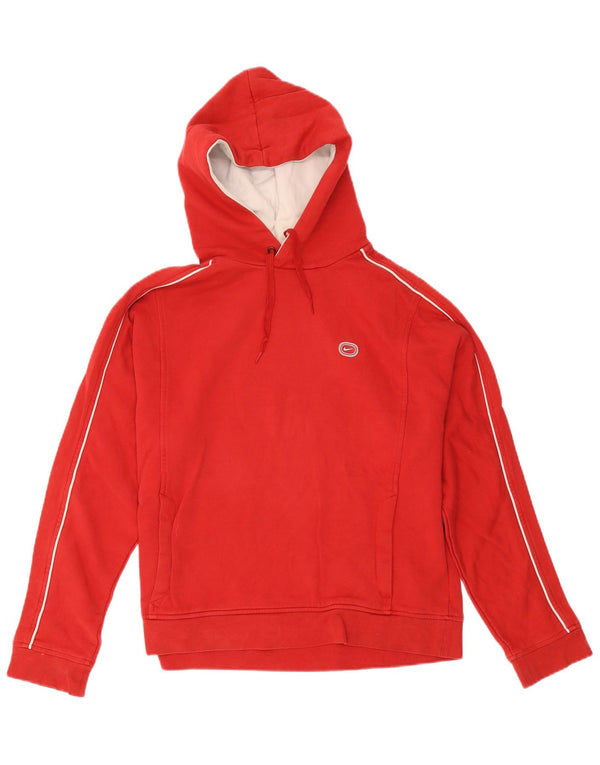 Felpa con cappuccio grafica Nike da uomo UK 39/41 rosso medio
