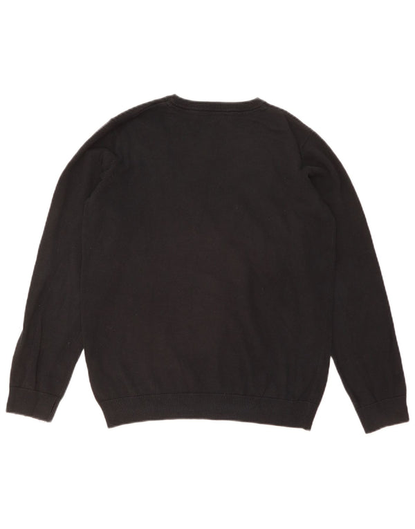 Maglione con scollo a V per ragazzi Marks & Spencer 13-14 anni Nero