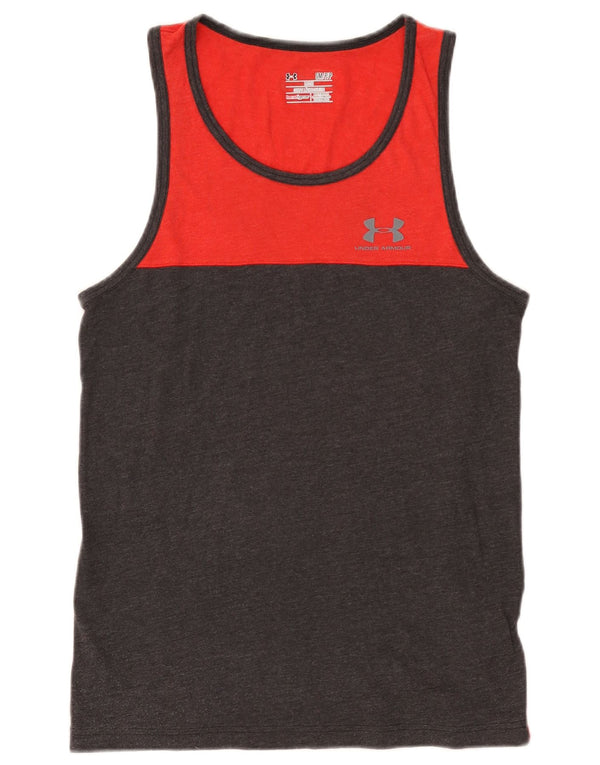 Canottiera Under Armour da uomo Heat Gear, piccola, colore rosso