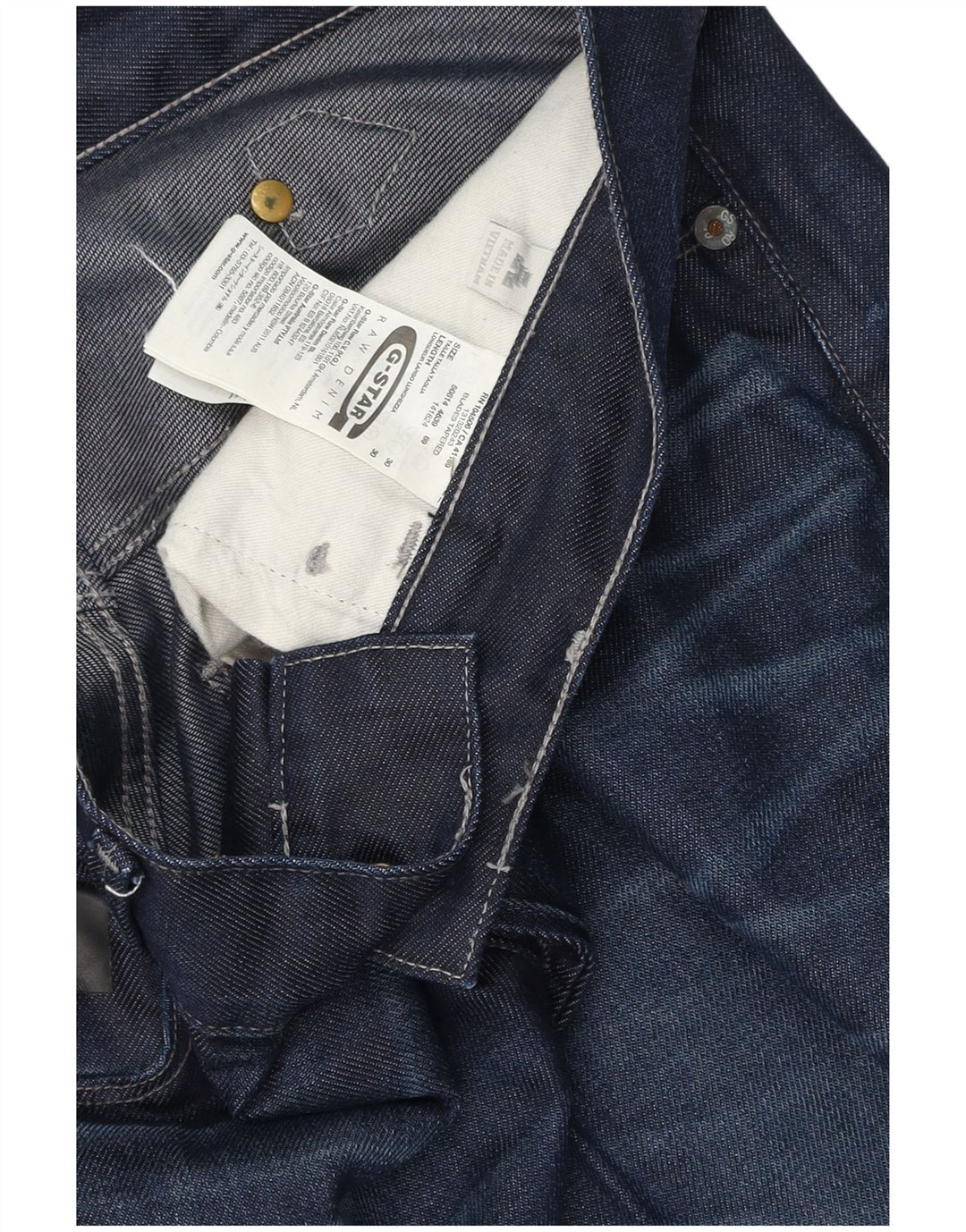 Pantaloncini di jeans da uomo G-Star W30 cotone blu medio