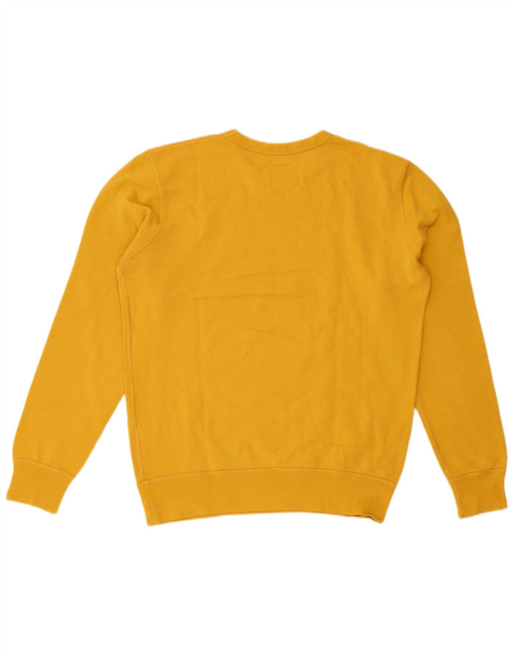 UNIFORM Felpa grafica da uomo Maglione grande cotone giallo
