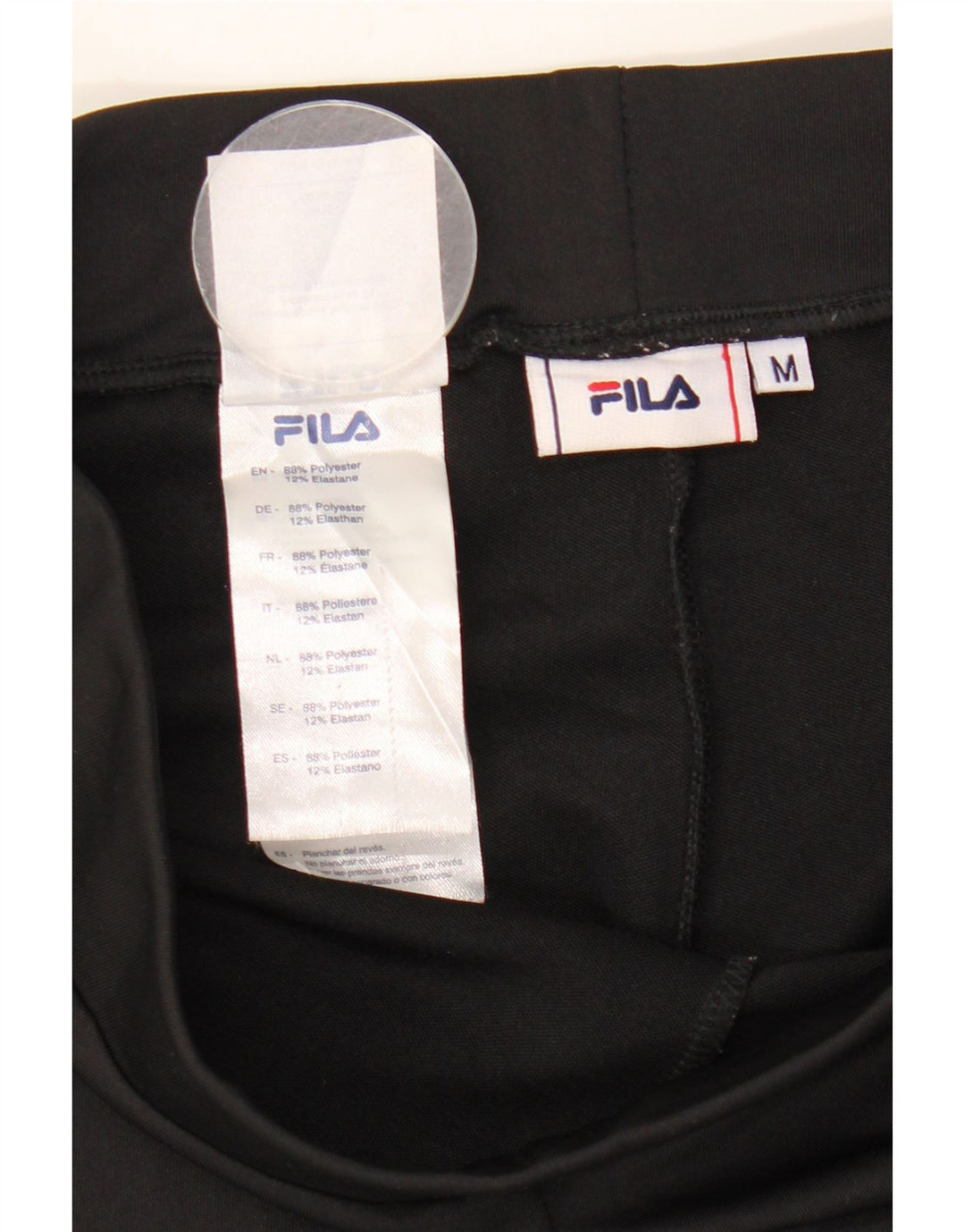 Leggings grafici da donna FILA UK 12 poliestere nero medio