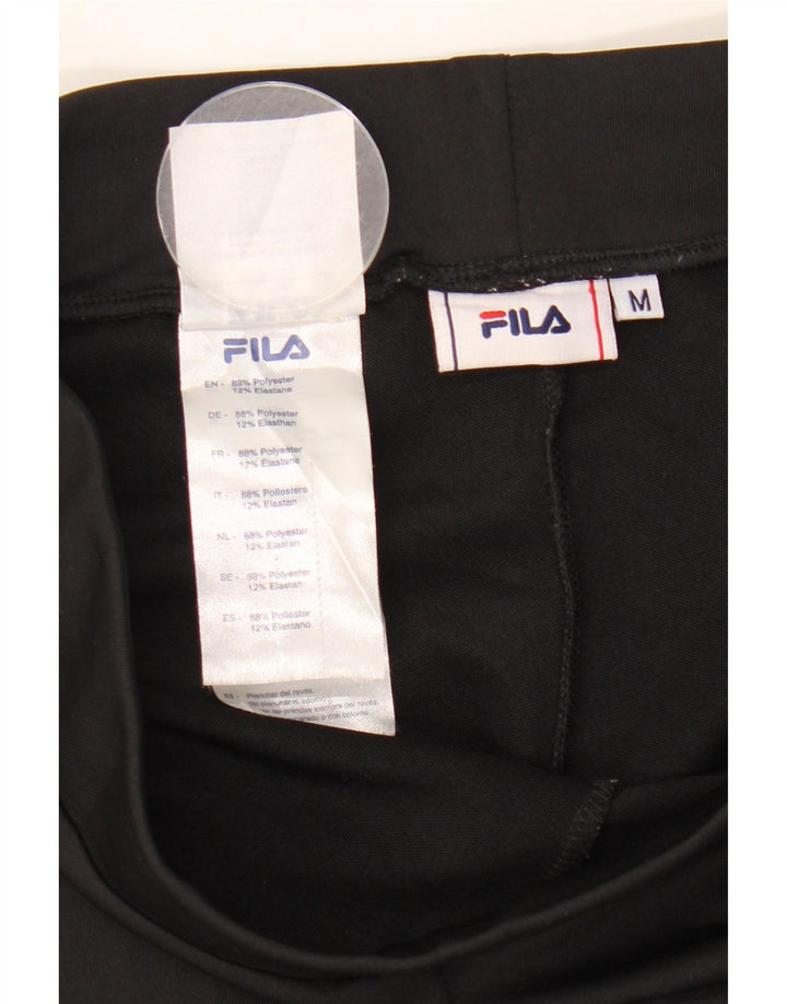 Leggings grafici da donna FILA UK 12 poliestere nero medio