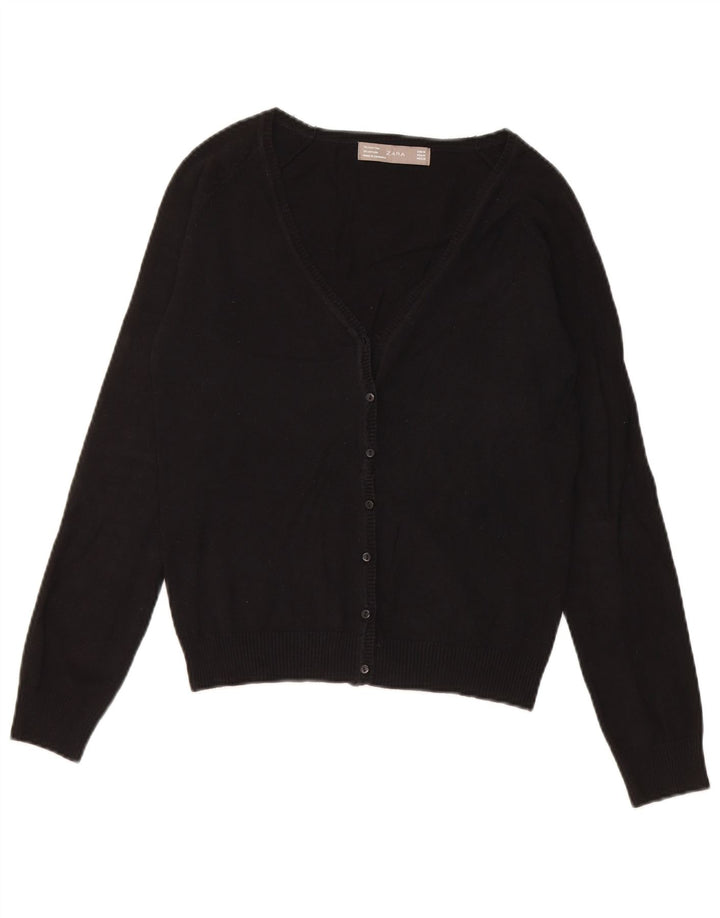 Maglione cardigan da donna Zara UK 12 medio nero