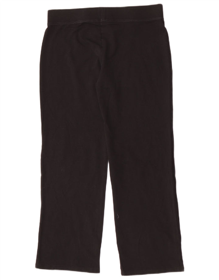 Pantaloni da tuta da donna Marks & Spencer UK 12 medio cotone nero