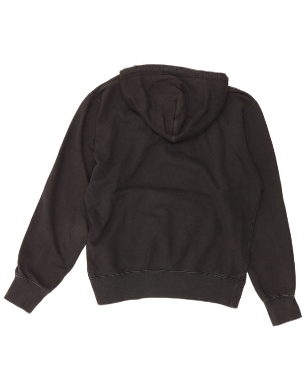 Maglione con cappuccio grafico da uomo Champion grande in cotone nero