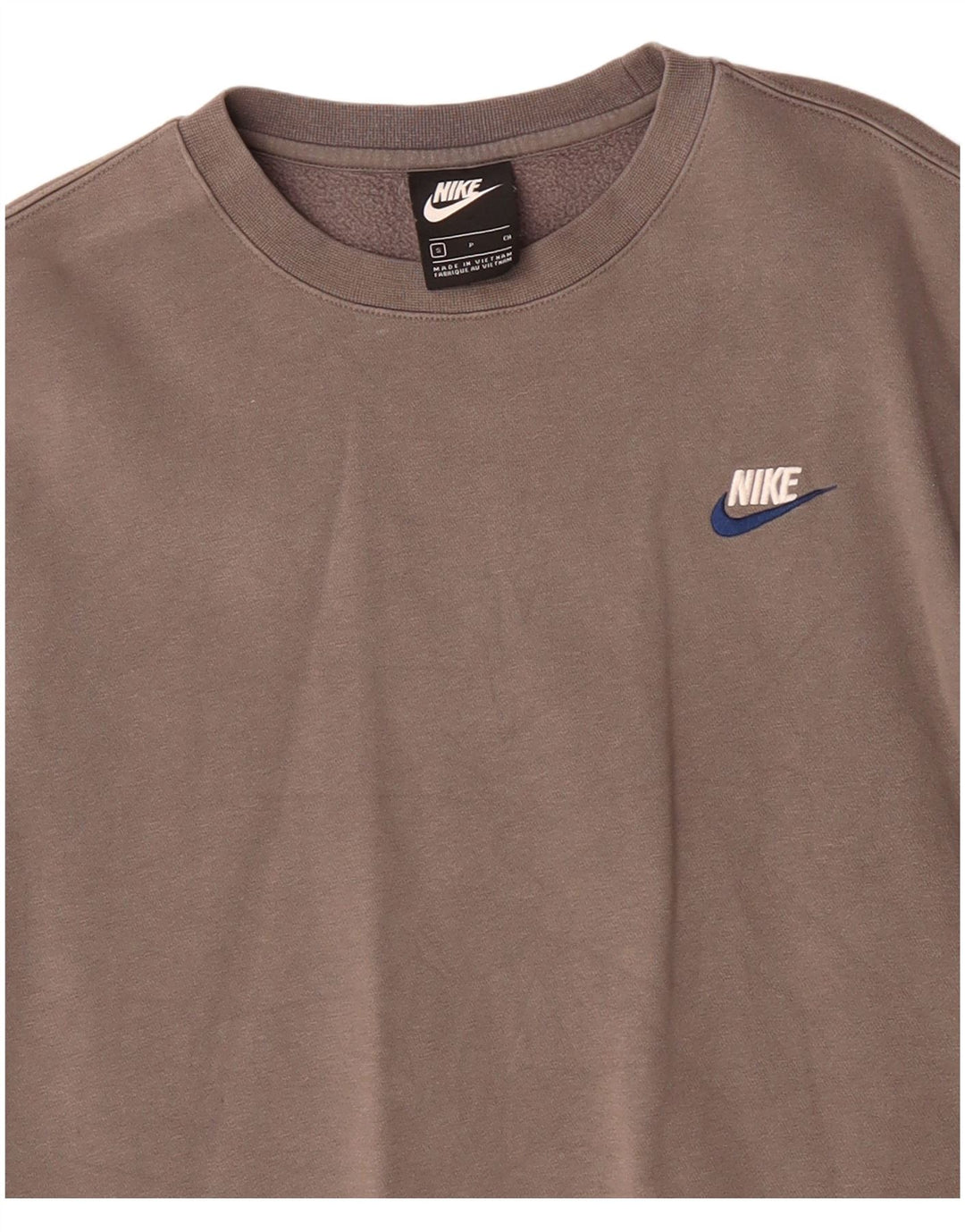 Felpa Nike Uomo Maglione Small Grigio Cotone