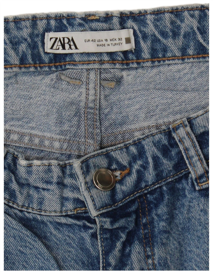 Jeans larghi da donna ZARA EU 42 Large W32 L27 Blu