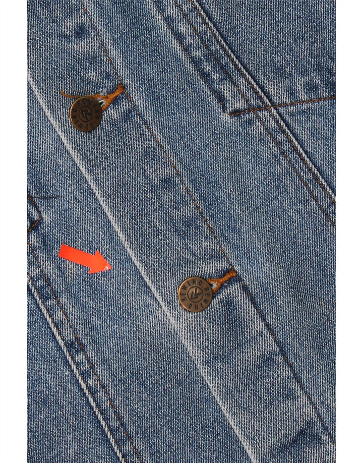 Giacca in denim da uomo Rewino UK 40 grande cotone blu