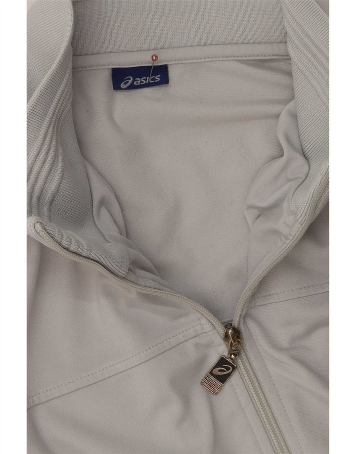 Giacca da ginnastica da uomo Asics grande grigia