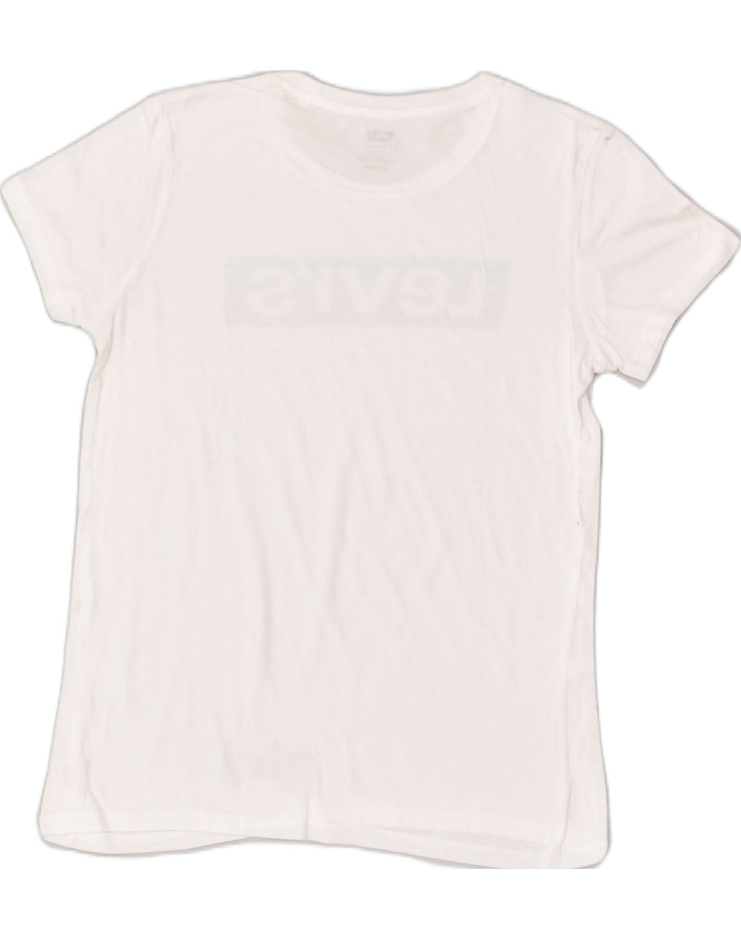 LEVI'S Womens Graphic T-Shirt Top UK 6 XS White | Vintage Levi's | Thrift | Second-Hand Levi's | Used Clothing | Messina Hembry 