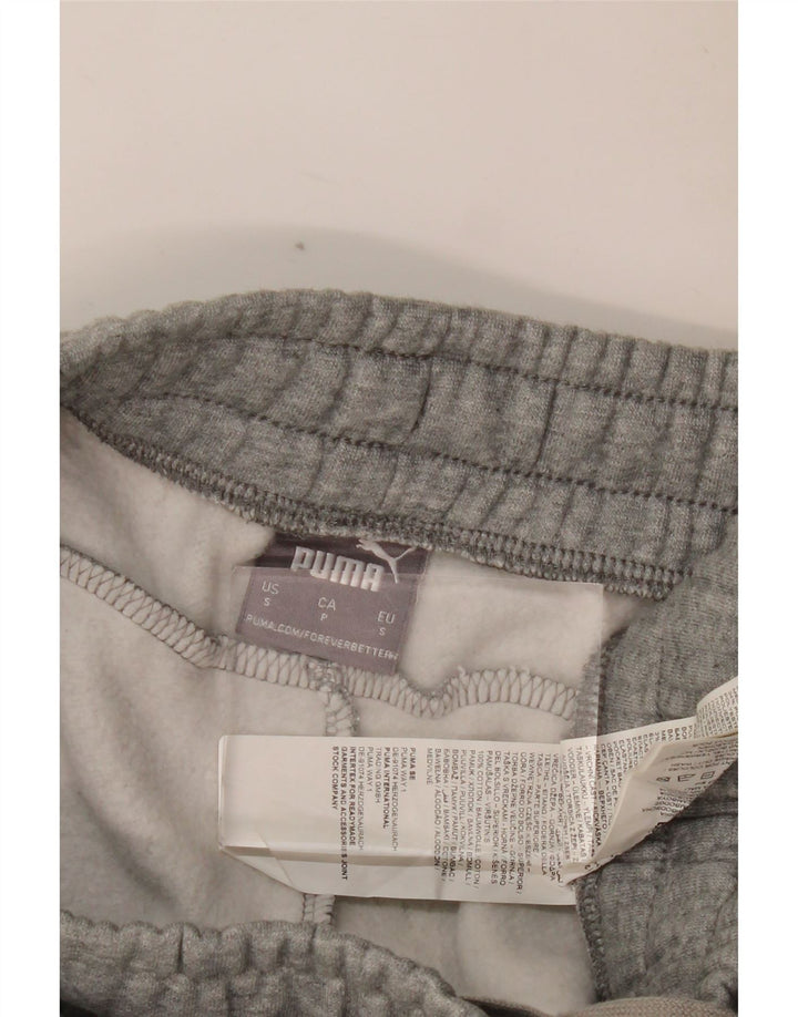 Pantaloni da tuta da uomo PUMA Joggers piccoli in cotone grigio