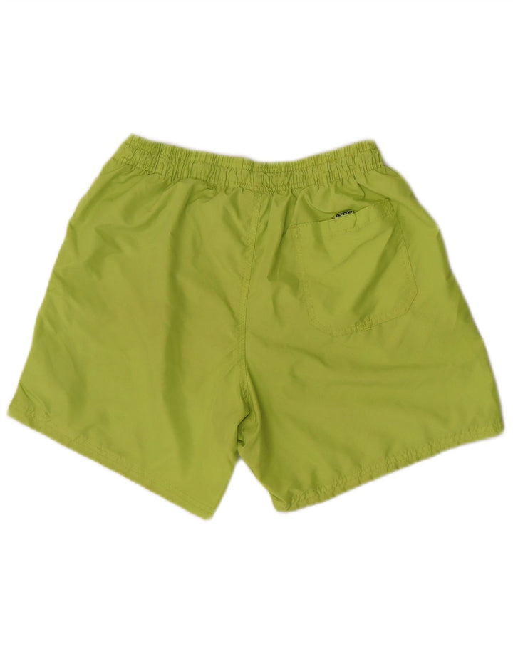 Pantaloncini da bagno con grafica Lotto per ragazzi 13-14 anni Large Verde Poliestere