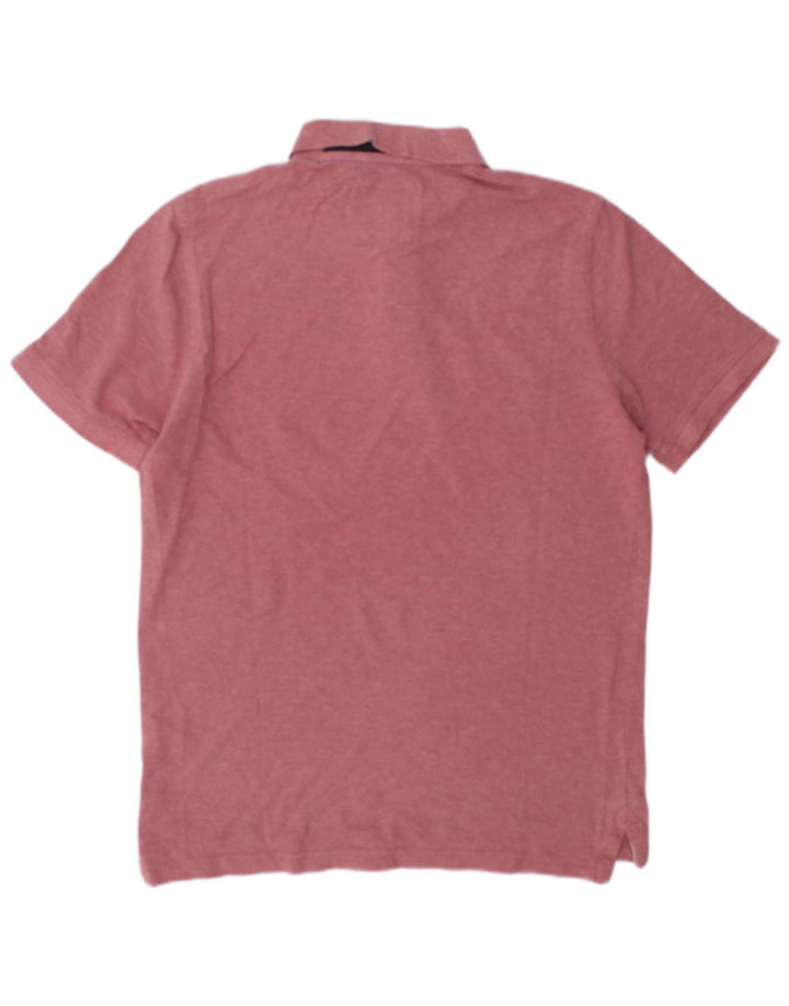 Crew Clothing Polo da uomo in cotone rosa medio