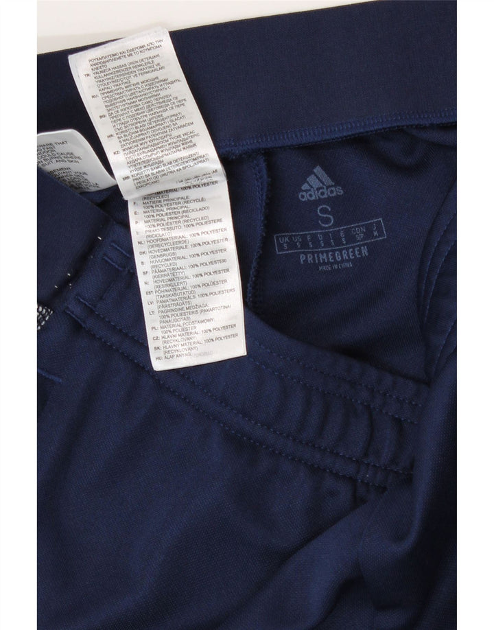 Pantaloni da tuta Adidas Aeroready da donna UK 8 Small Poliestere blu navy