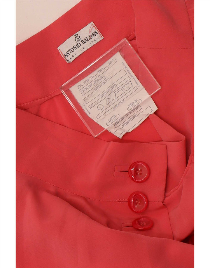 Gonna svasata da donna Antonio Baldan IT 42 media W26 poliestere rosa