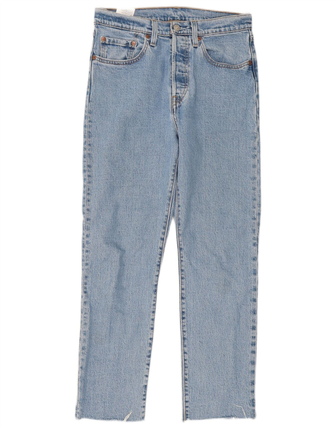 Jeans dritti Levi's 501 da donna W27 L28 cotone blu
