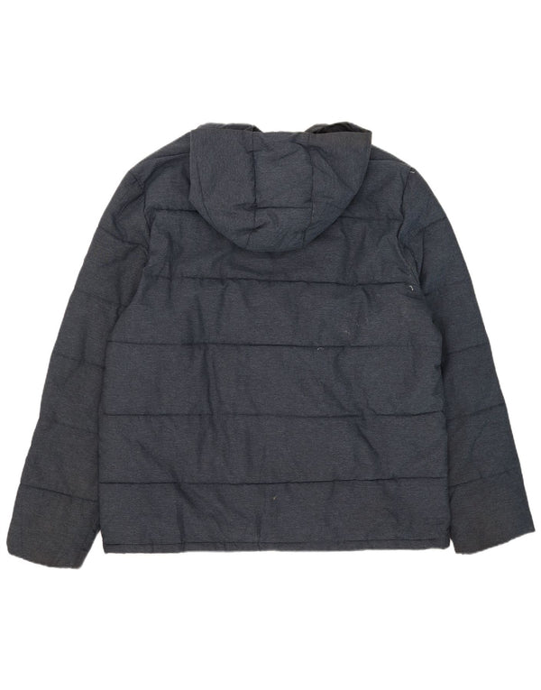 Giacca imbottita con cappuccio da uomo Penguin UK 44 2XL Poliammide blu navy