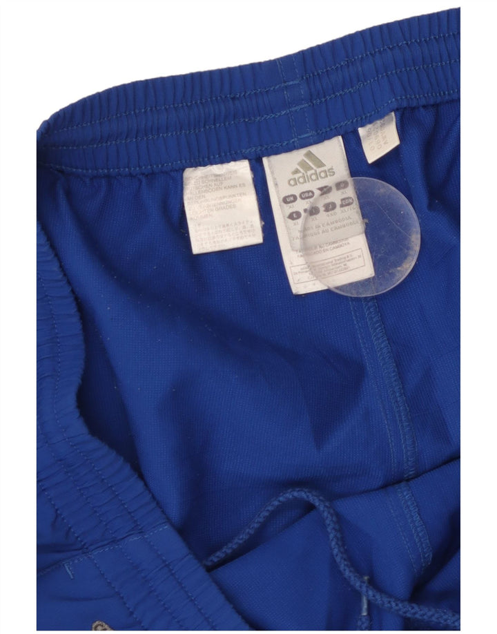 Pantaloncini sportivi Adidas Climalite Graphic Bermuda da uomo XL Blu Colourblock