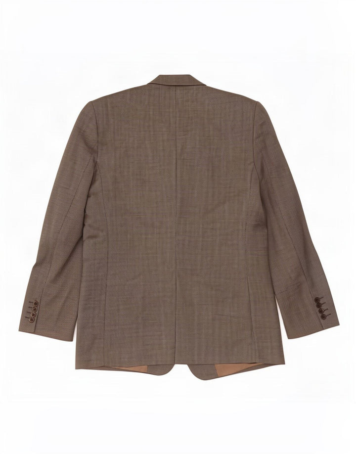 Giacca blazer a 2 bottoni Marks & Spencer da uomo UK 42 grande lana grigia