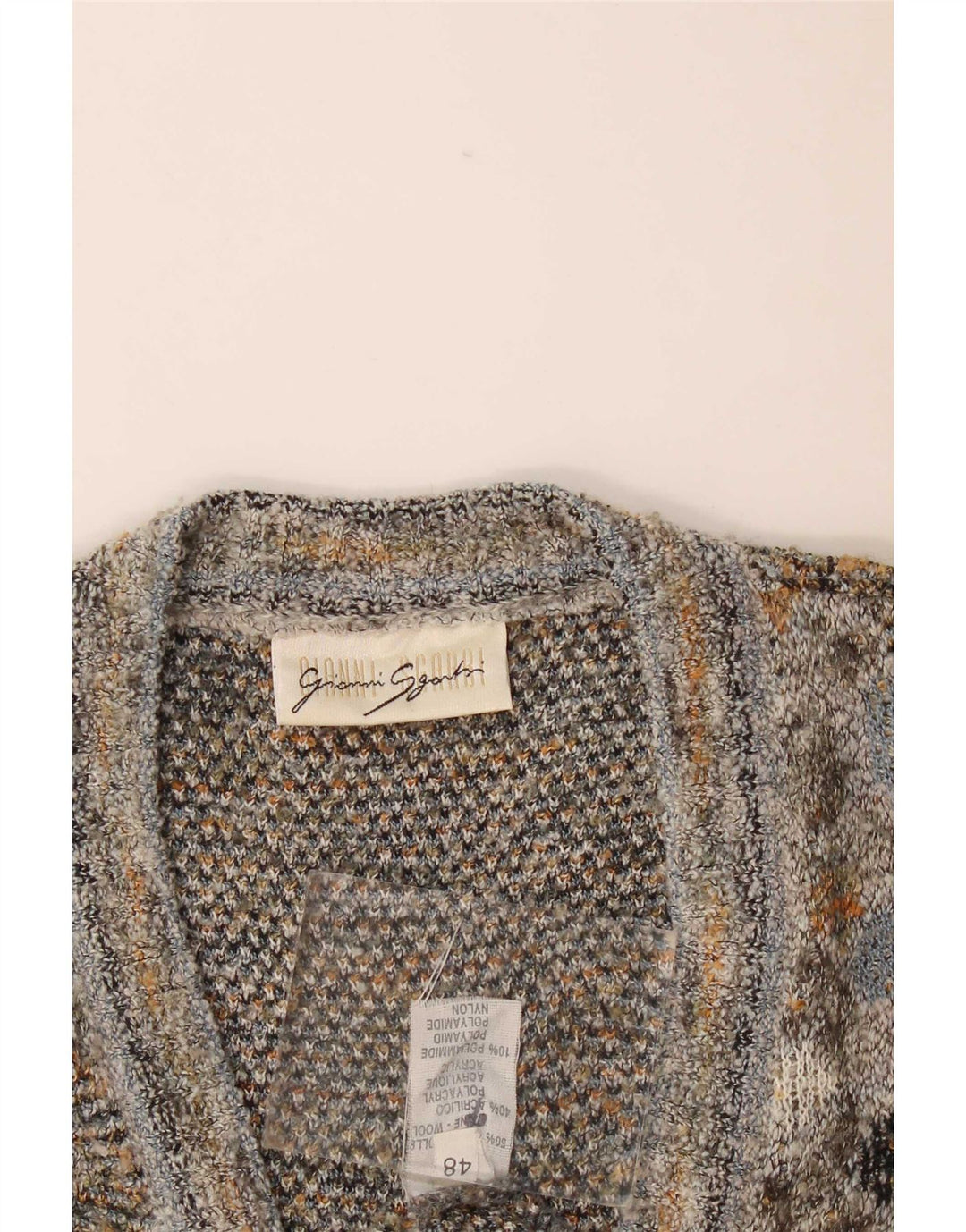 Maglione Cardigan Uomo Gianni Sgarbi IT 48 Medio Multicolore Geometrico
