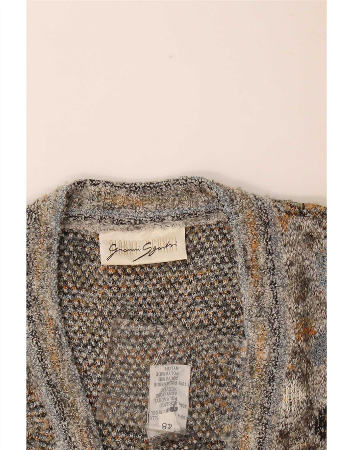 Maglione Cardigan Uomo Gianni Sgarbi IT 48 Medio Multicolore Geometrico