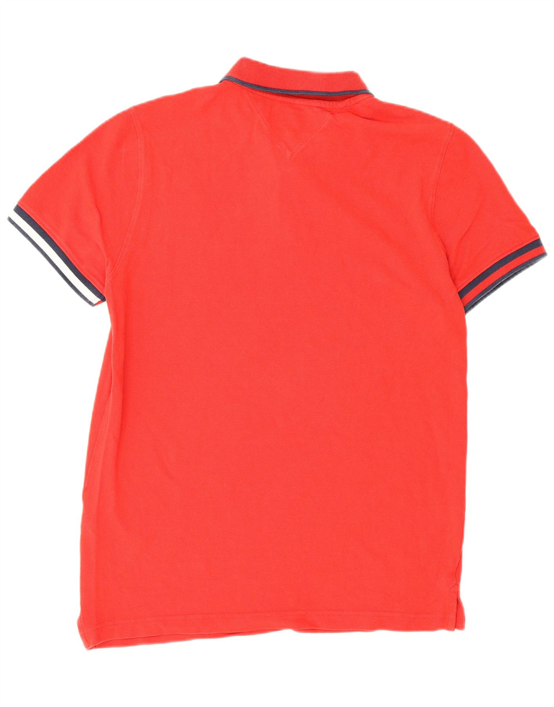 Polo da uomo Tommy Hilfiger piccola in cotone rosso