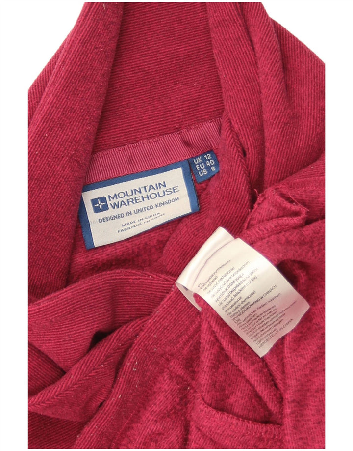 Maglione in pile da donna Mountain Warehouse UK 12 Medium Rosso Poliestere