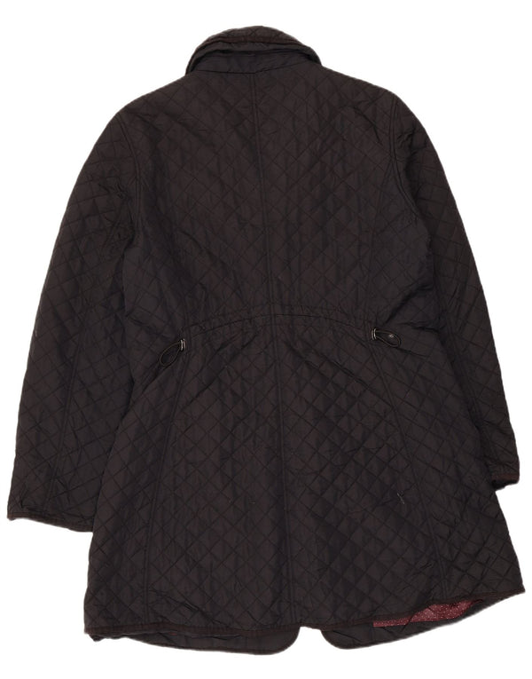 Soprabito trapuntato da donna Hobbs UK 14 grande nylon nero