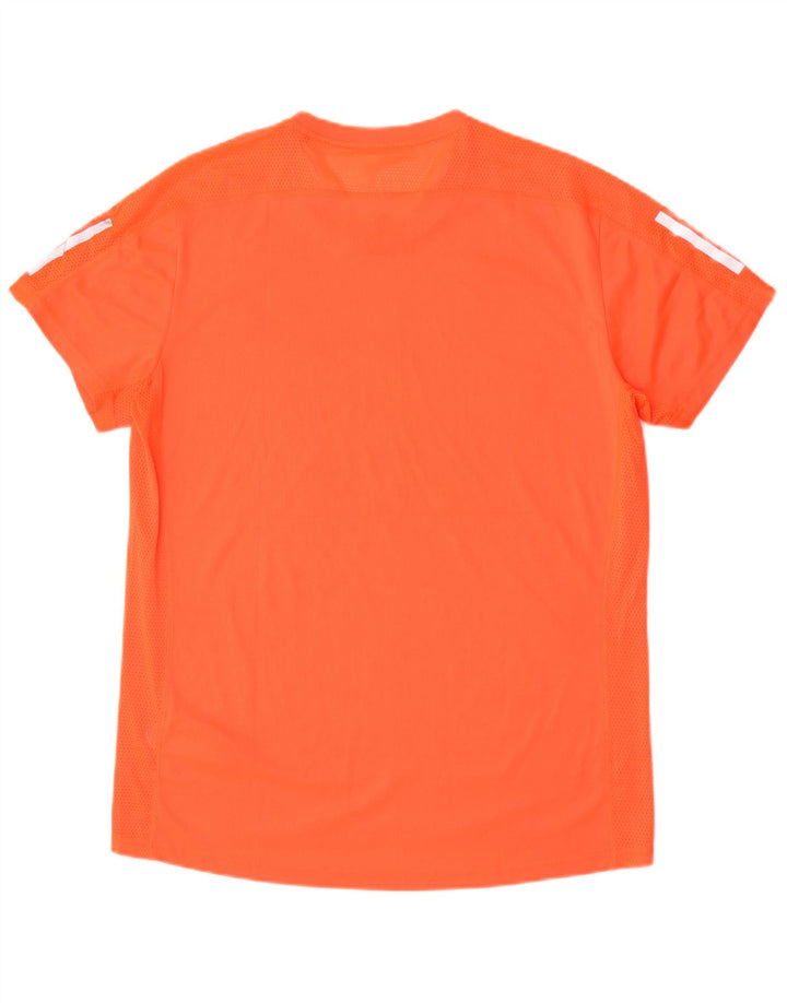T-shirt Adidas Aeroready da uomo in poliestere arancione medio