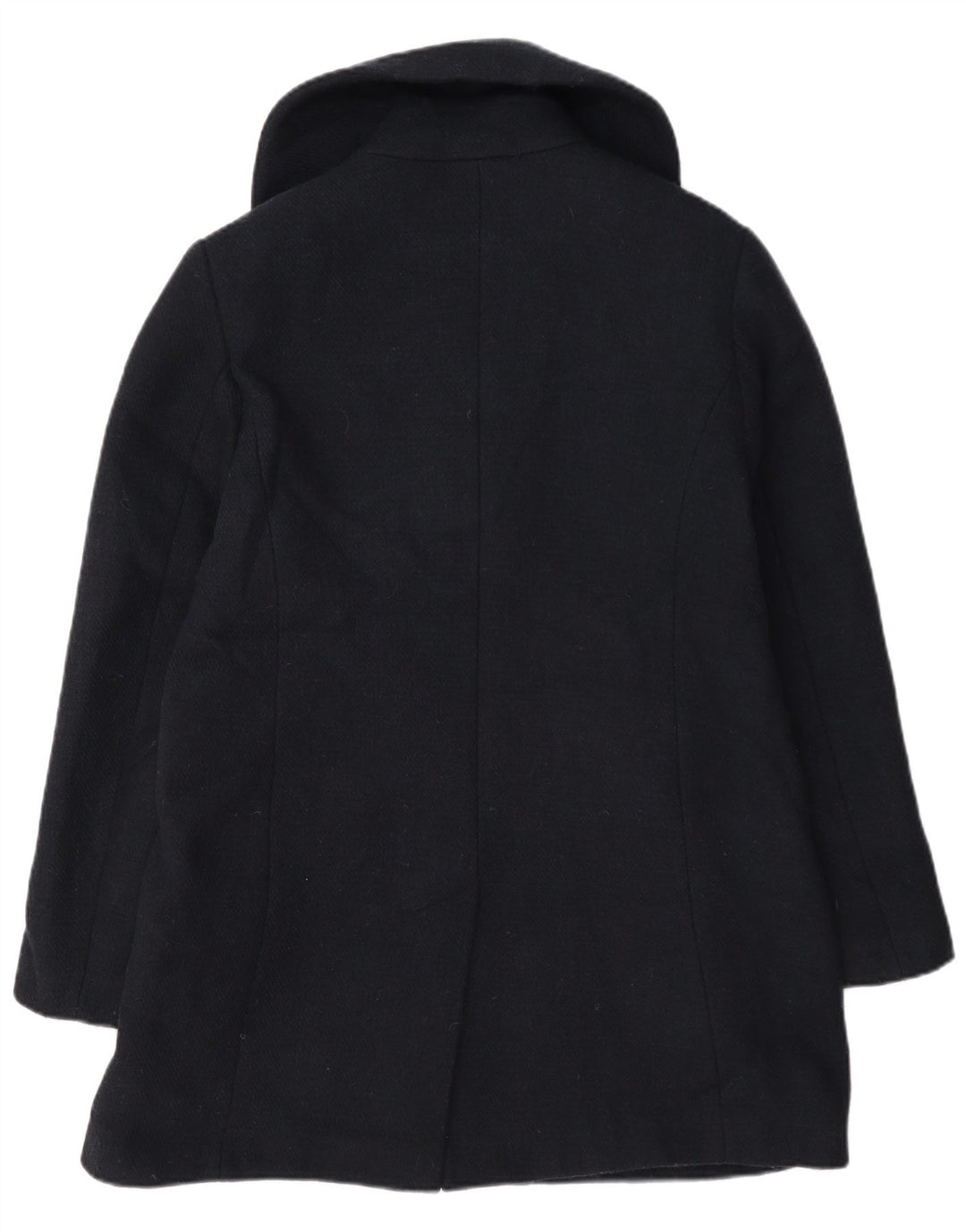 Cappotto da marinaio doppio petto da donna Marks & Spencer UK 12 medio in lana blu navy