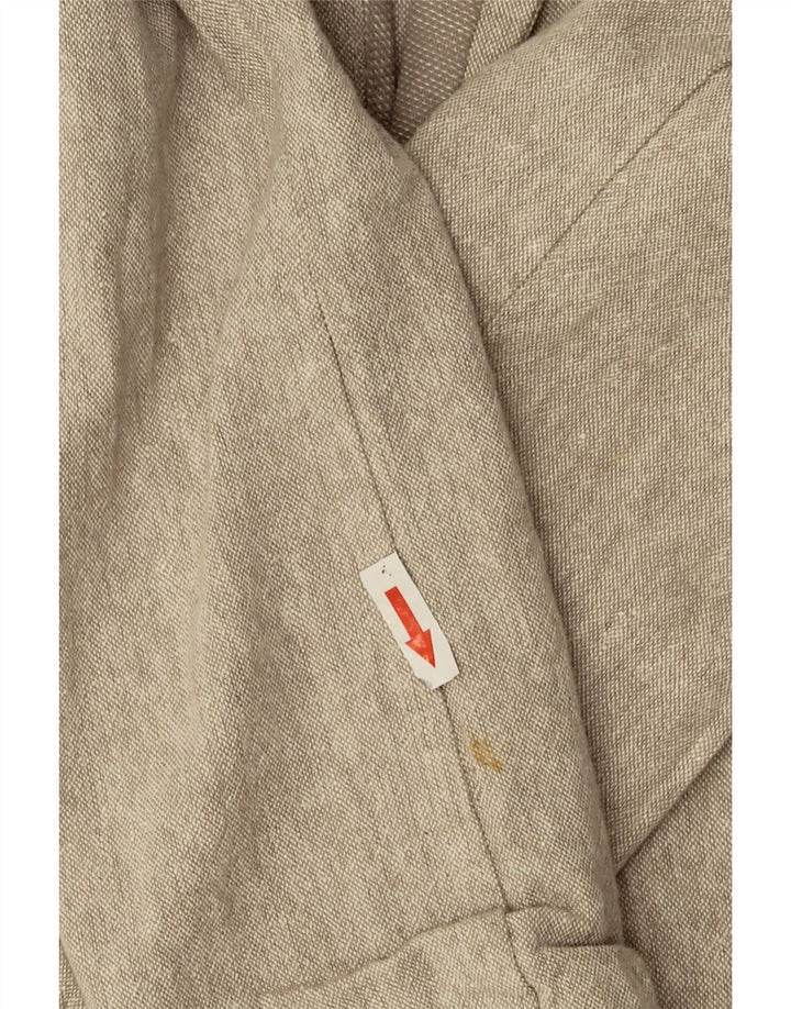Giacca blazer a 2 bottoni Zara da ragazzo 11-12 anni in lino beige