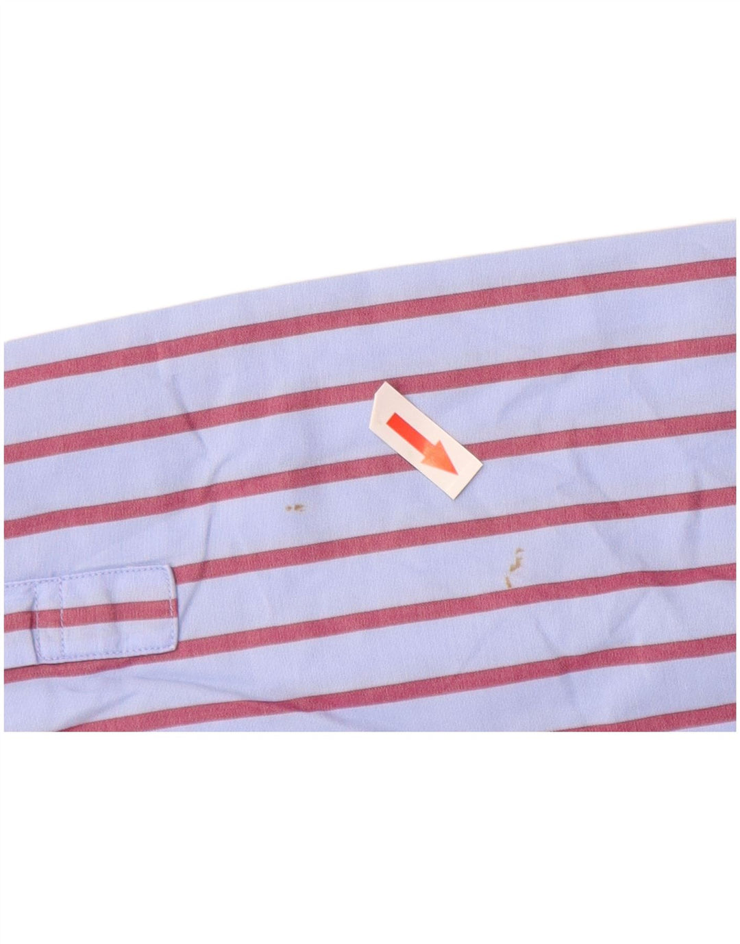 Camicia da uomo Lacoste taglia 41 grande cotone gessato blu