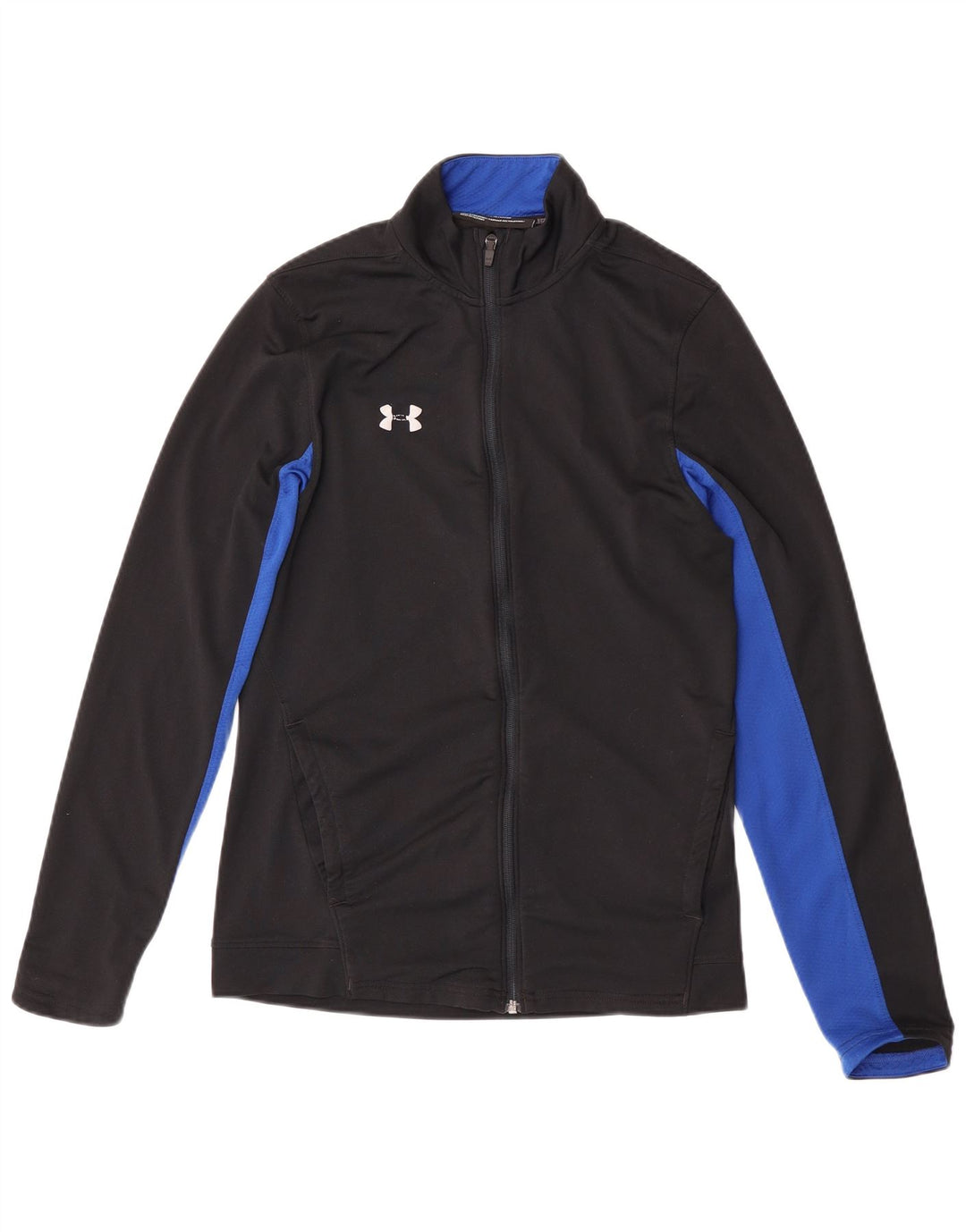 Giacca da tuta da uomo Under Armour, poliestere color block medio nero