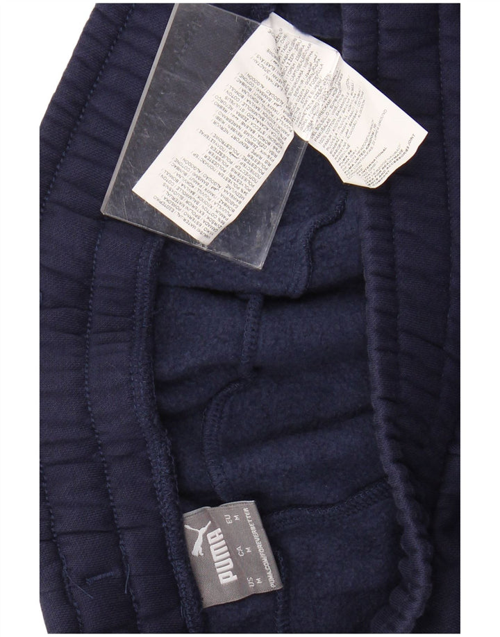 Pantaloni da tuta da uomo PUMA Joggers medi in cotone blu navy