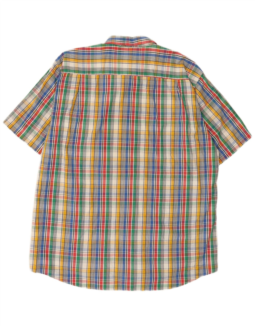 Camicia a maniche corte da uomo Levi's XL in cotone a quadri multicolore