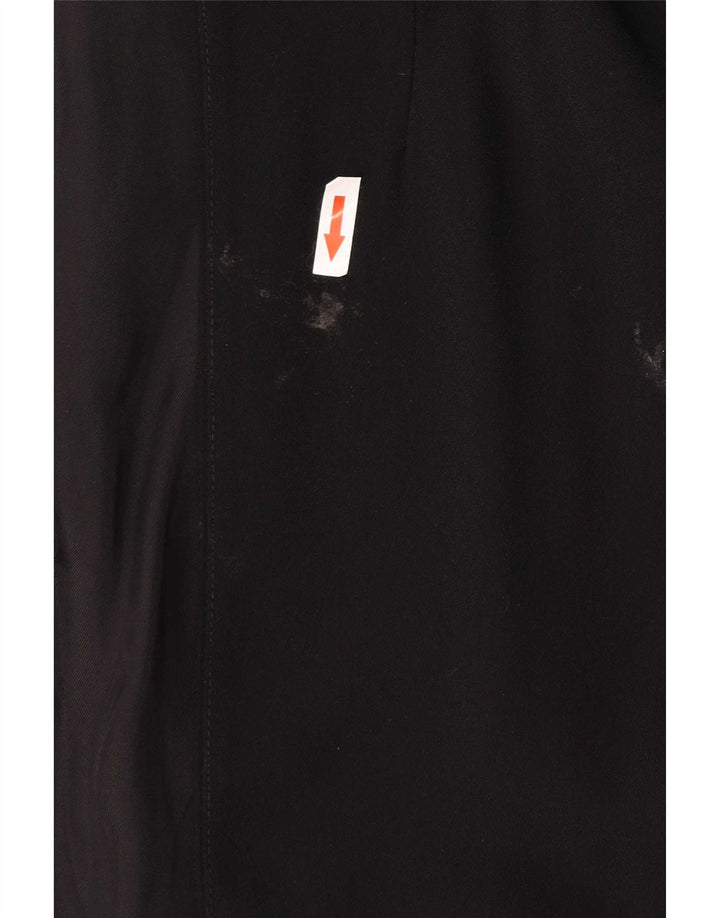 Giacca blazer aperta da donna con maniche a 3/4 Zara UK 14 poliestere nero medio