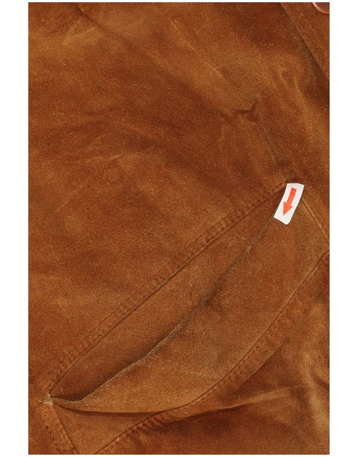 Giacca Scamosciata Uomo Conbipel IT 52 Large Pelle Marrone