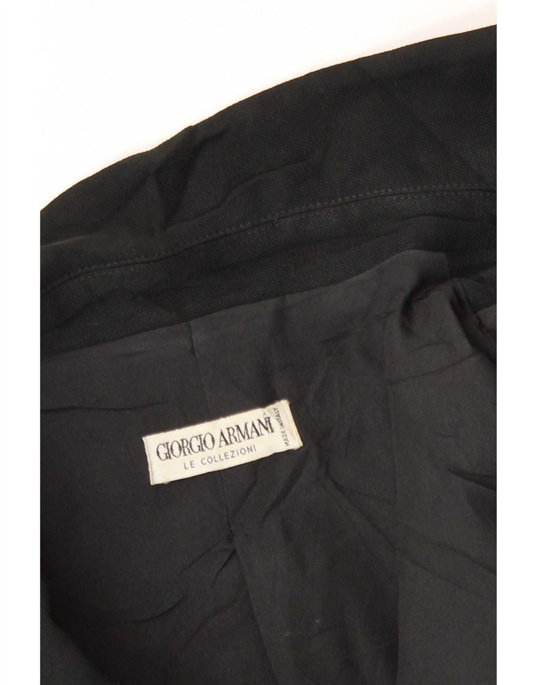 Giacca blazer da donna a 2 bottoni Giorgio Armani UK 14 media nera