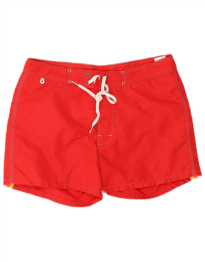 Pantaloncini da bagno da uomo Sundek nylon rosso medio