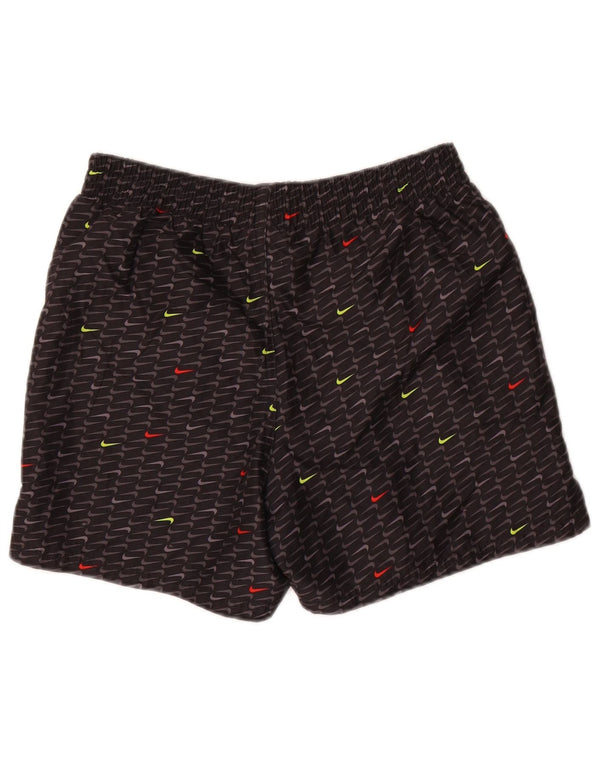 Pantaloncini sportivi grafici Nike da uomo piccoli in poliestere nero