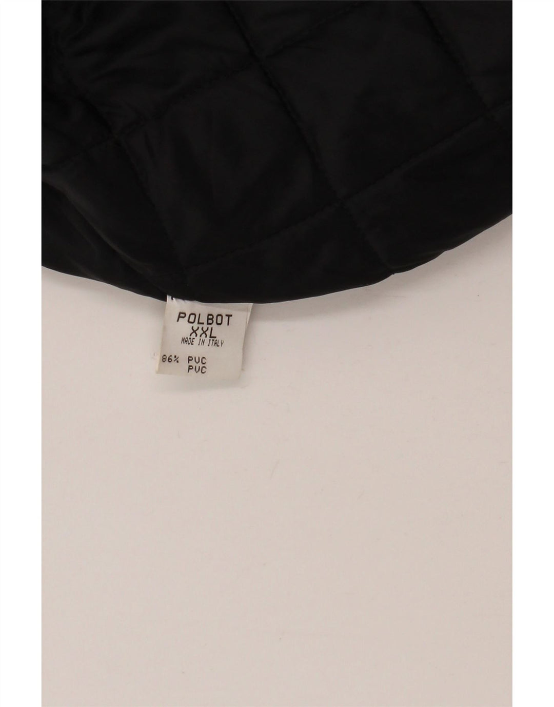 Giacca a vento con cappuccio da uomo Polbot UK 44 2XL Polivinile nero