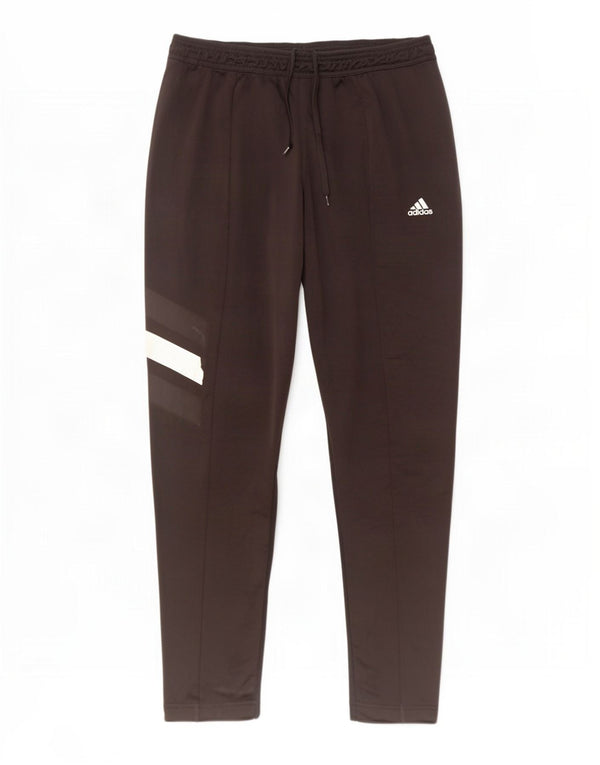 Pantaloni da tuta da donna Adidas UK 18 XL Poliestere color block nero