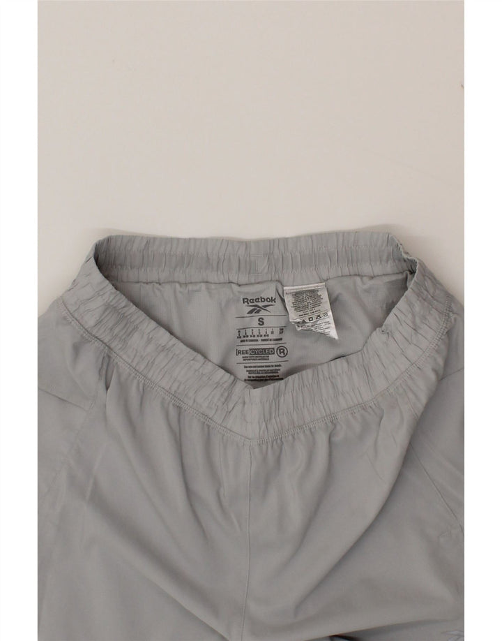 REEBOK Womens Sport Shorts UK 10 Small  Grey Polyester Vintage Reebok and Second-Hand Reebok from Messina Hembry 
